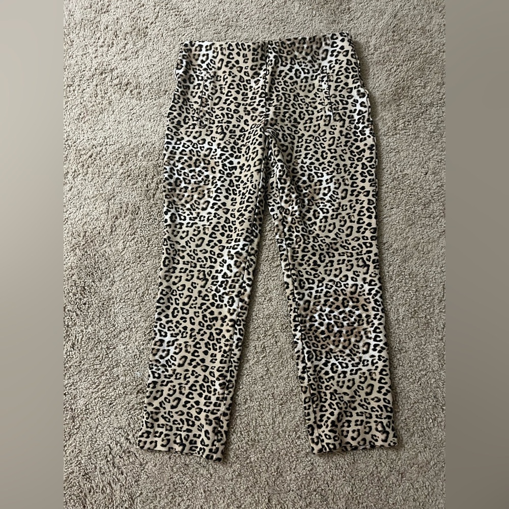 Chicos Leopard Print Women's Ankle Pants